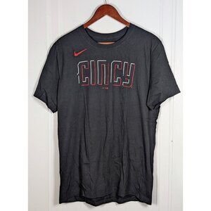 Nike Cincinnati Reds City Connect Barry Larkin Reds Shirt Men’s Large Black MLB